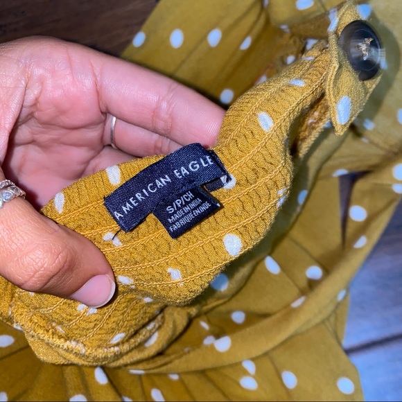 AE Yellow Polka Dot Romper - Picture 4 of 4